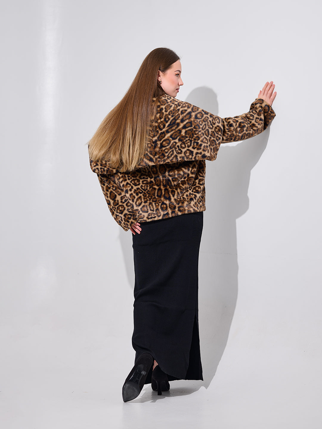 Over size Plush Fur jacket