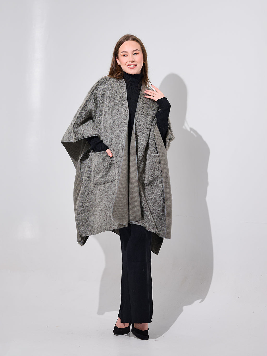 Oversized Pocket Cape