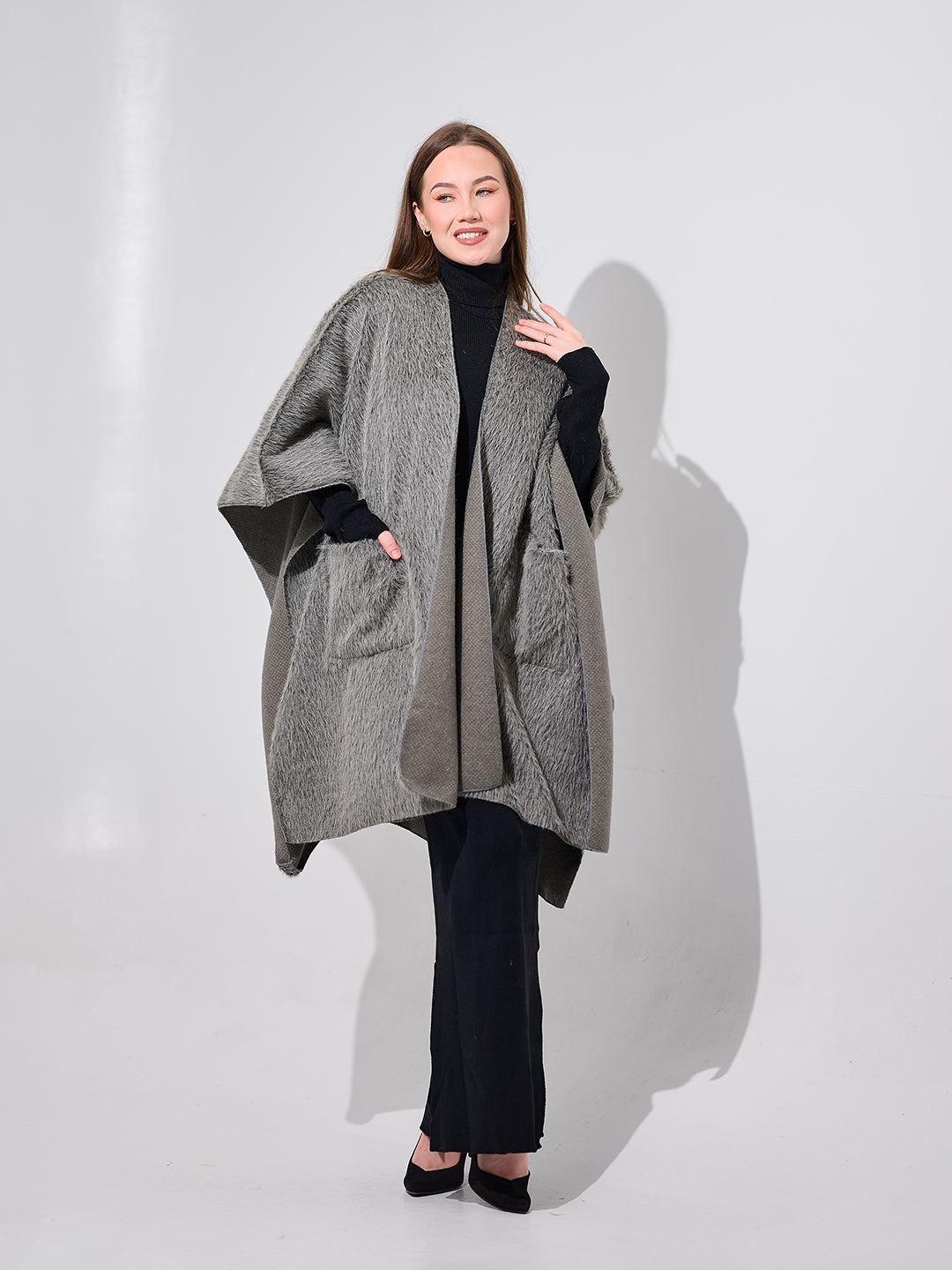 Oversized Pocket Cape