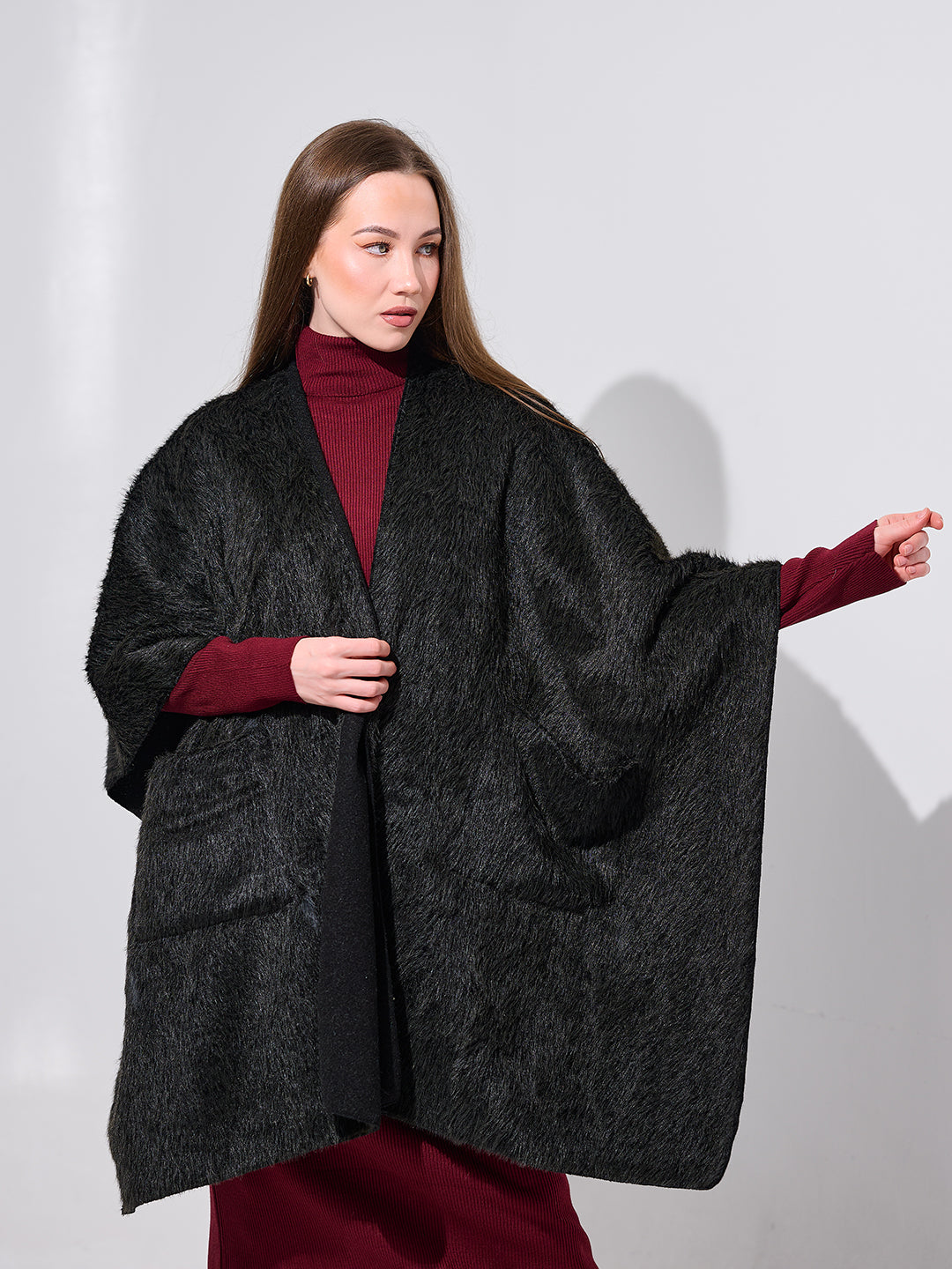 Oversized Pocket Cape