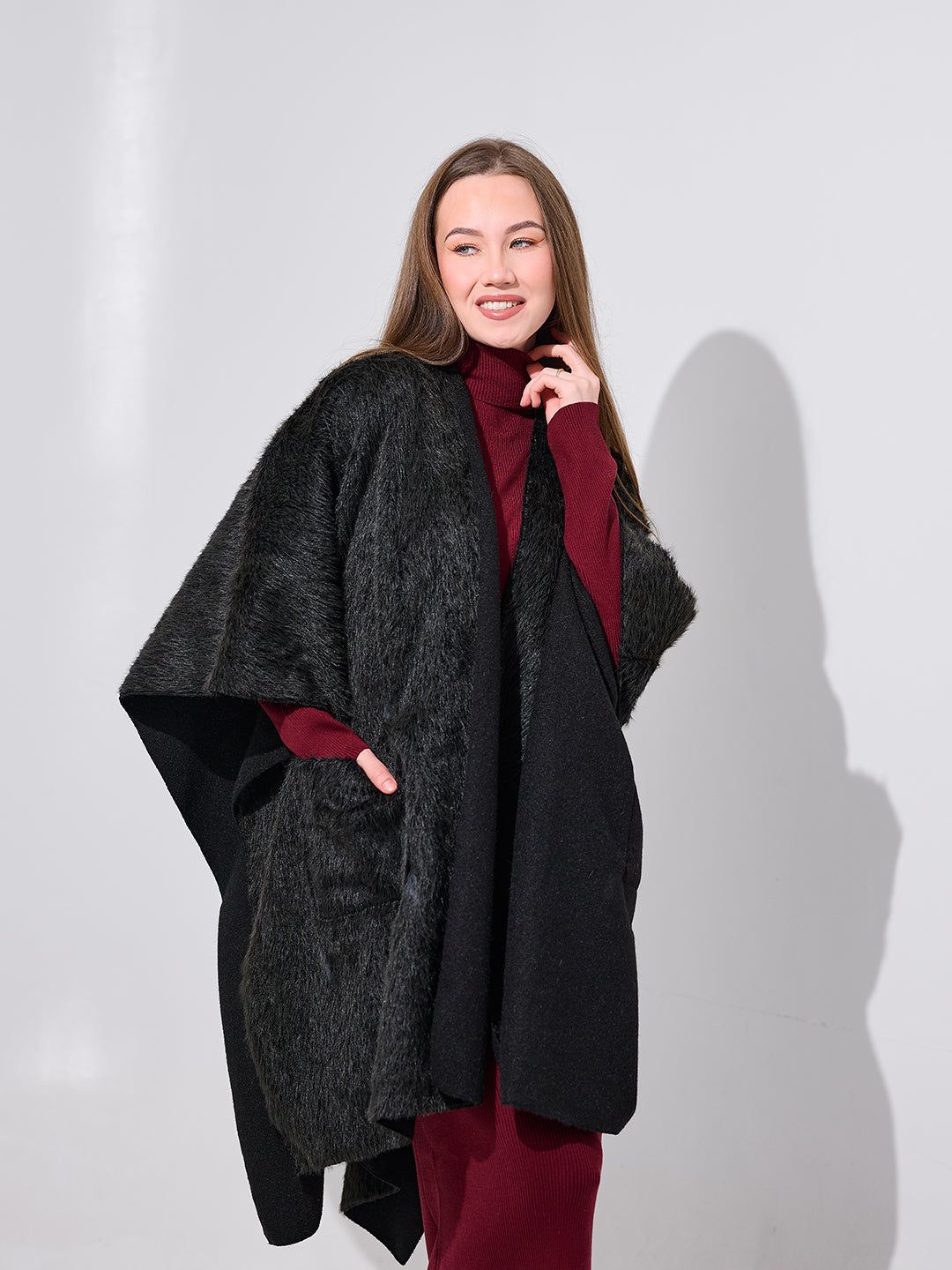 Oversized Pocket Cape