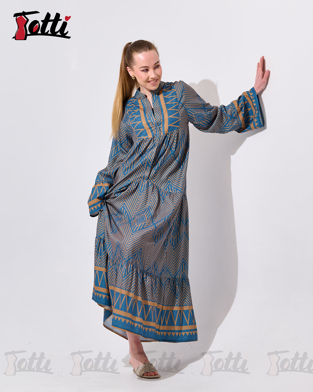The Desert Chevron Dress