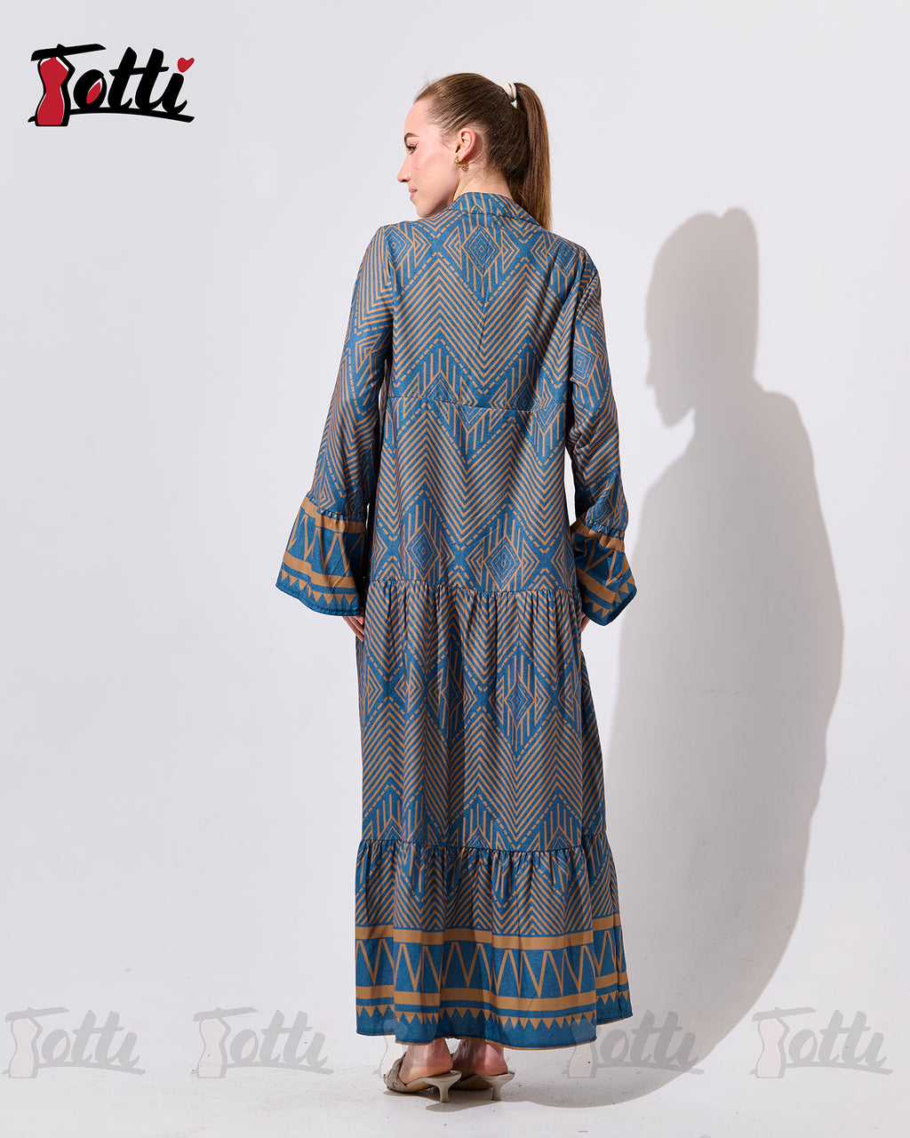 The Desert Chevron Dress