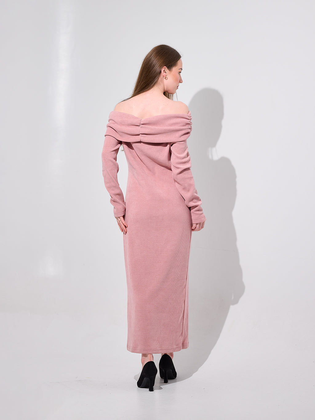 Rose Pink Midi Dress