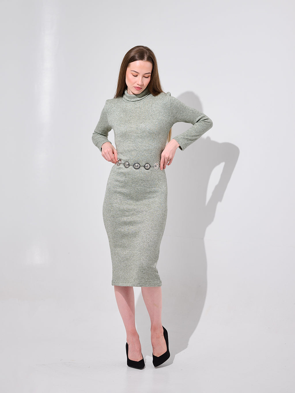 Sage Midi Dress