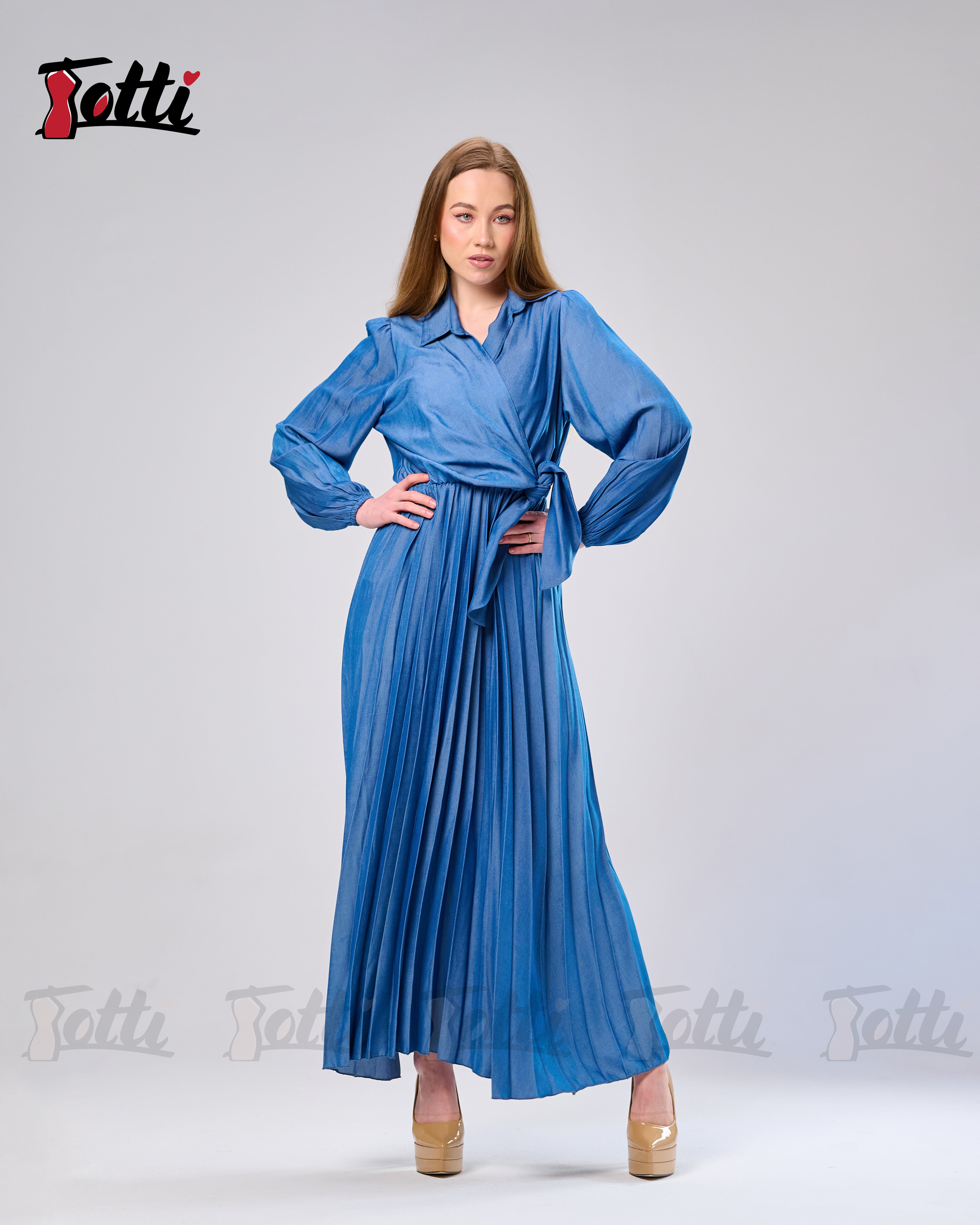Ocean Tide Wrap Dress
