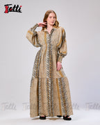 Savanna Tiger-Stripe  Dress