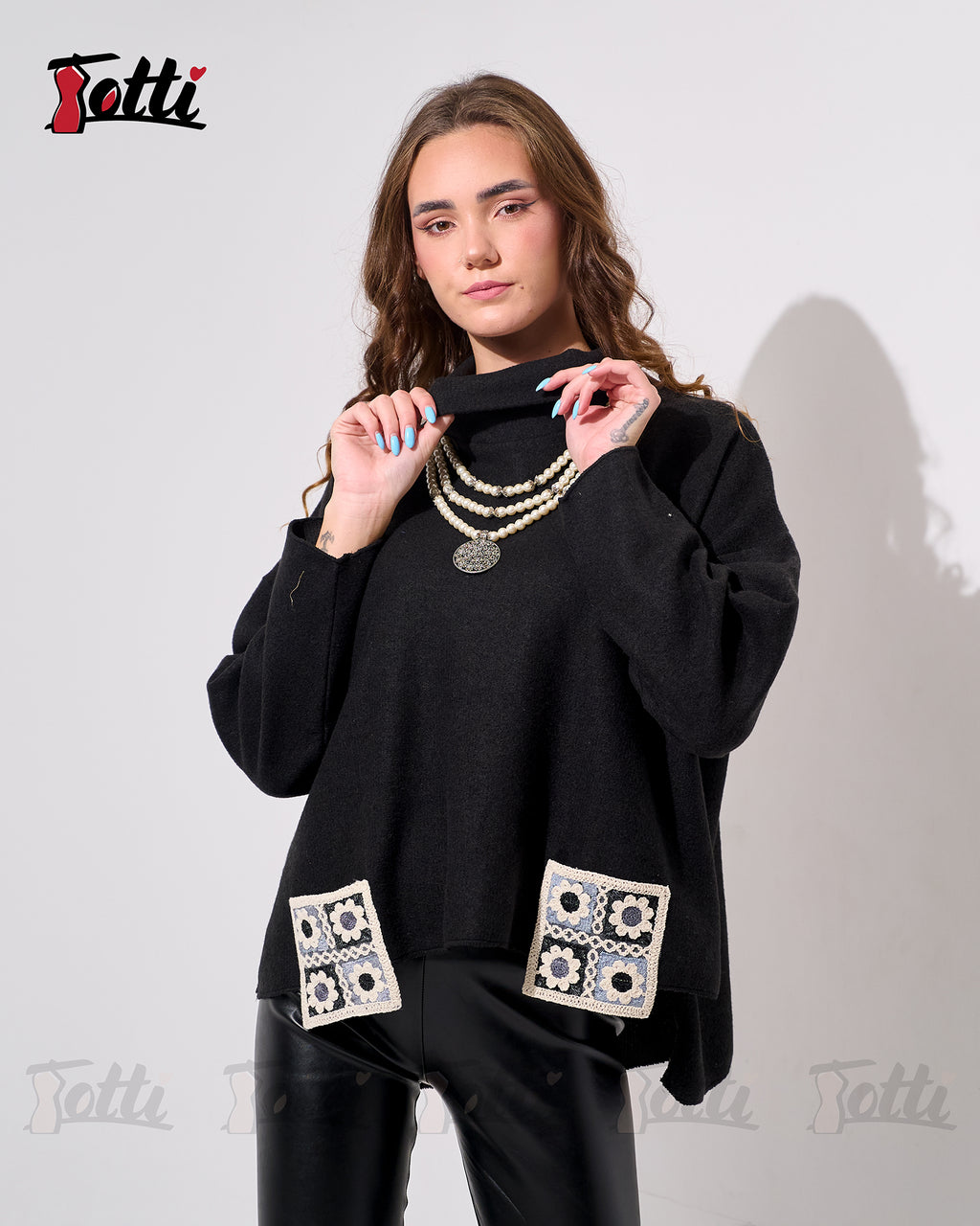 The Black Turtleneck pullover