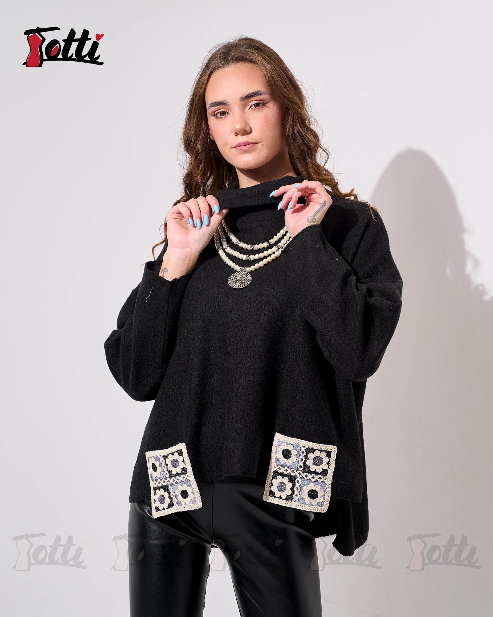 The Black Turtleneck pullover