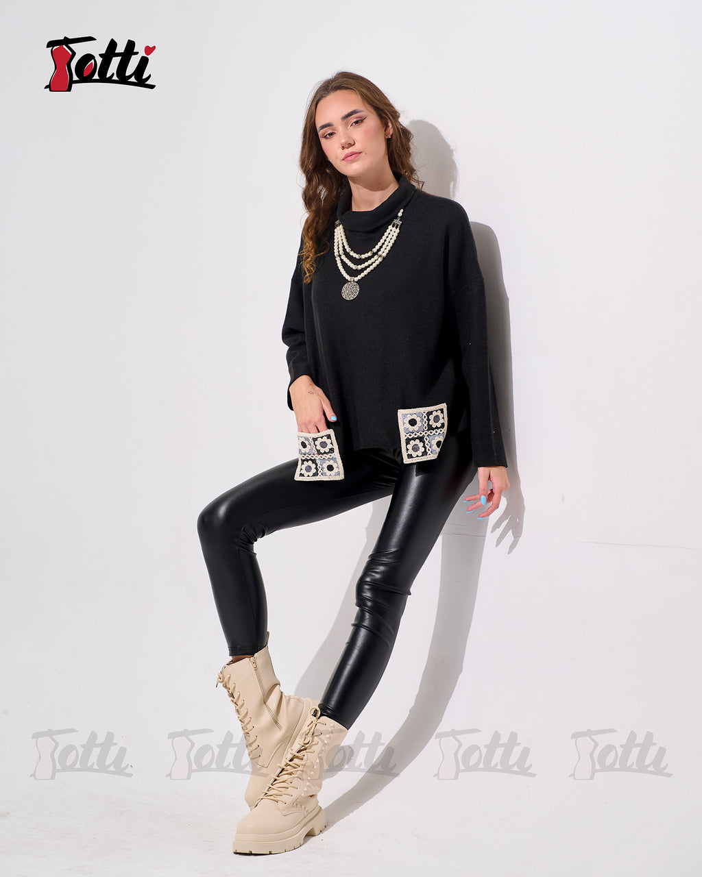 The Black Turtleneck pullover