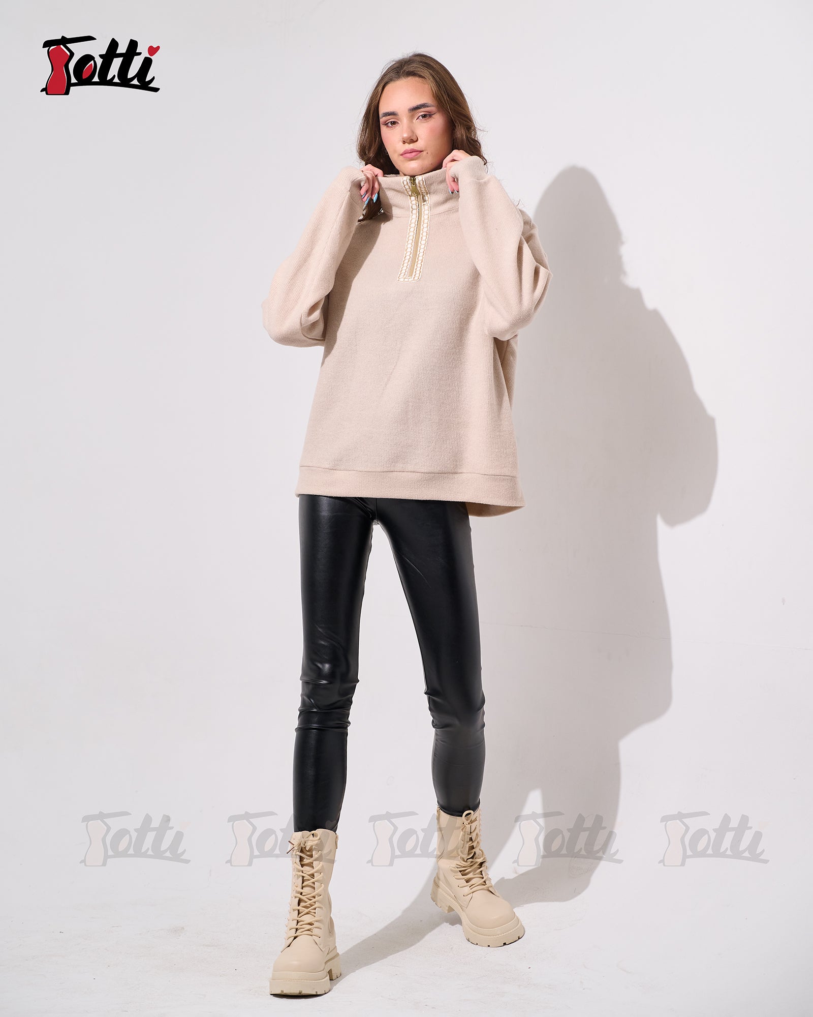 Sandstone Zip Pullover