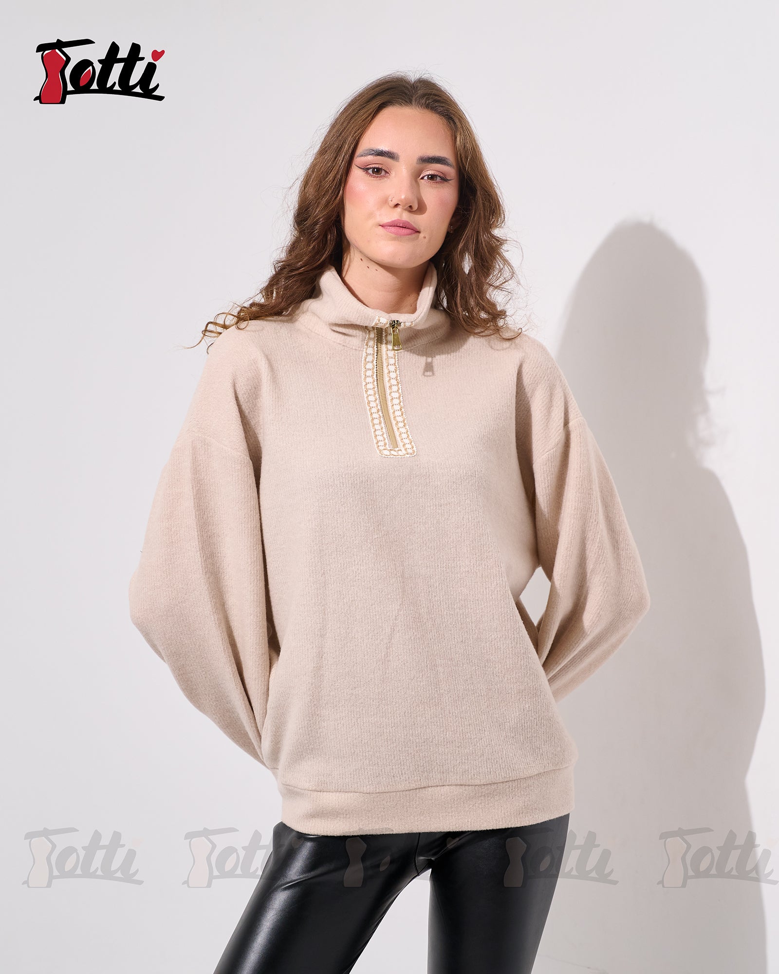 Sandstone Zip Pullover