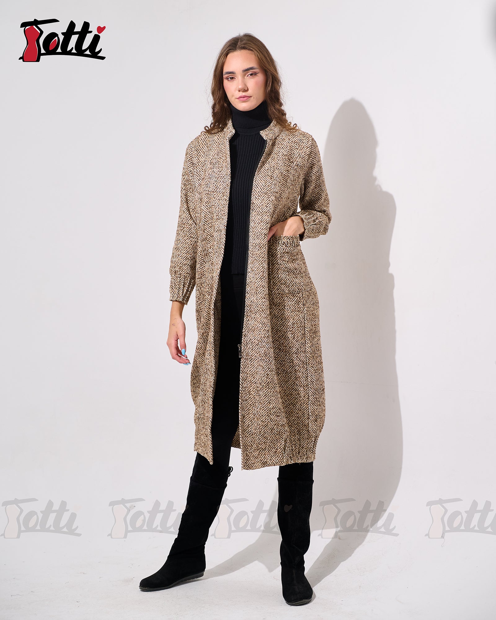 The Camel Longline Tunic